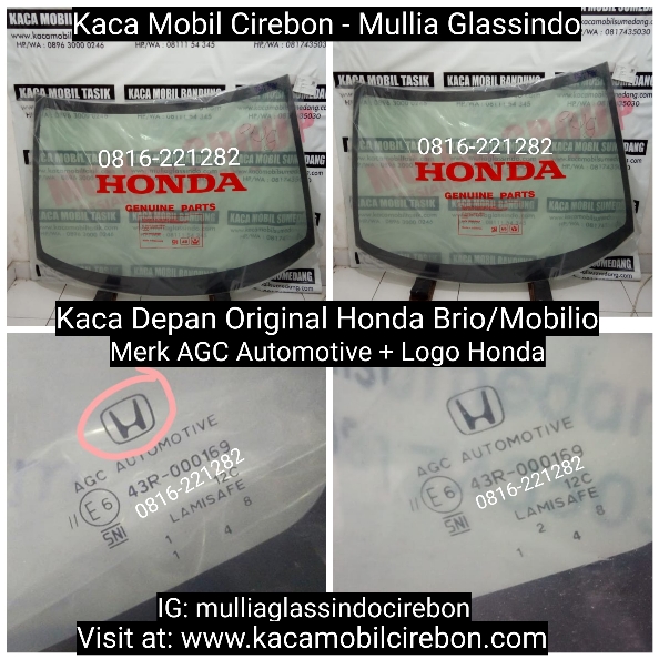 Jual Kaca Depan Original Honda Brio di Cirebon Indramayu Majalengka Kuningan Brebes