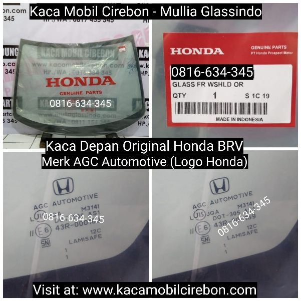 Jual Kaca Mobil Depan Original Honda BRV di Cirebon Indramayu Majalengka Kuningan Brebes