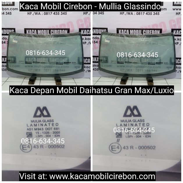 Jual Kaca Depan Mobil Daihatsu Luxio Grand Max di Cirebon Indramayu Majalengka Kuningan 